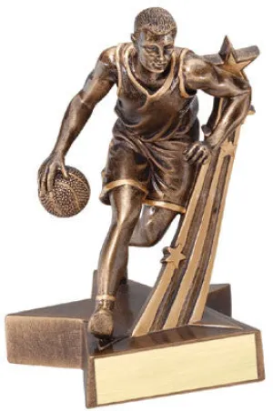 Superstars Series Resin Male Basketball 6-1/2  or 8-1/2  inch