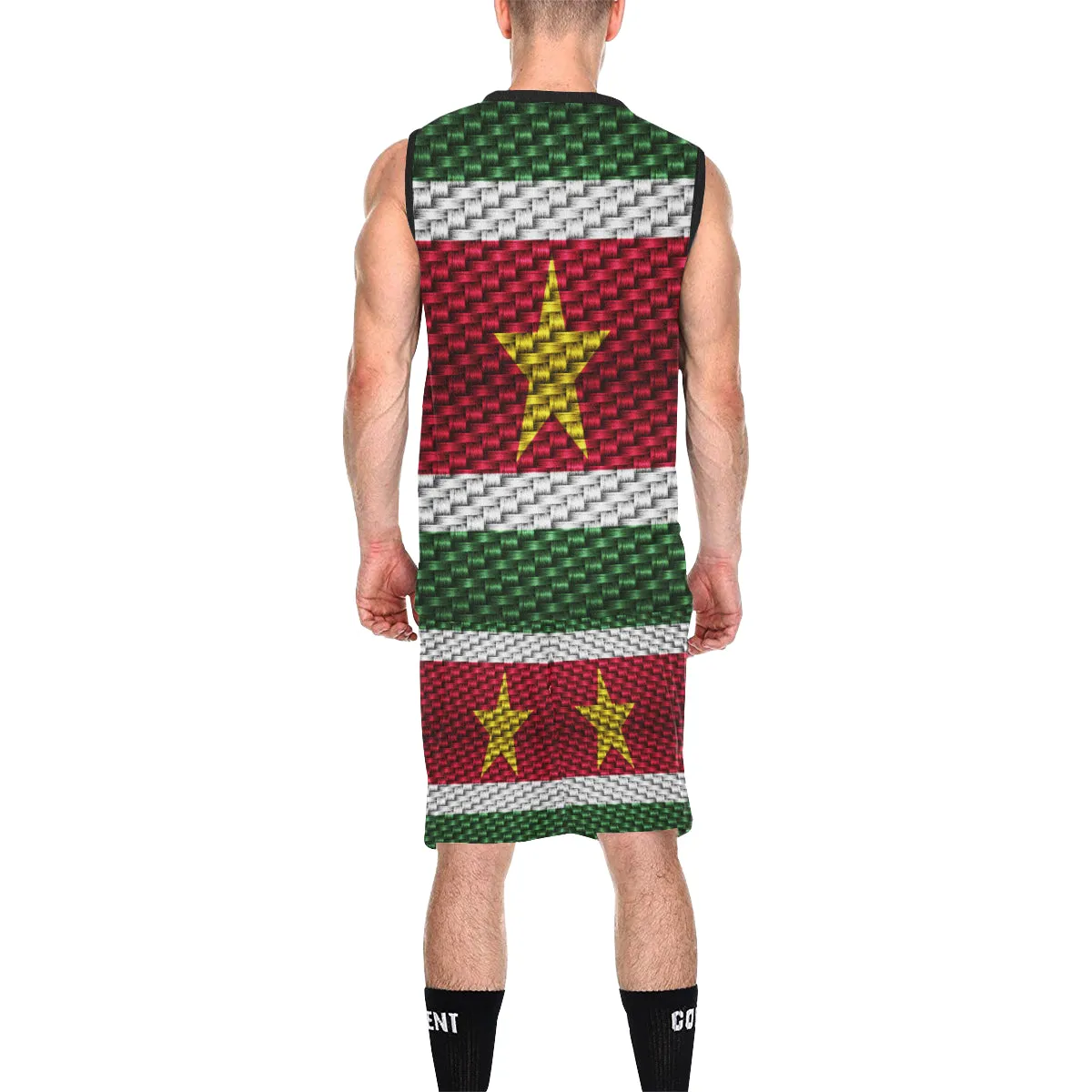 SURINAME FLAG Basketball Uniform