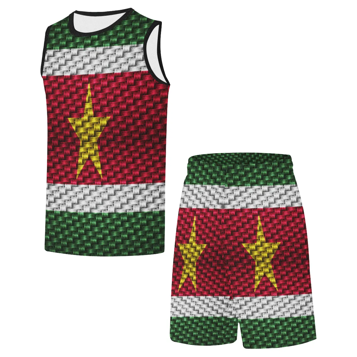 SURINAME FLAG Basketball Uniform