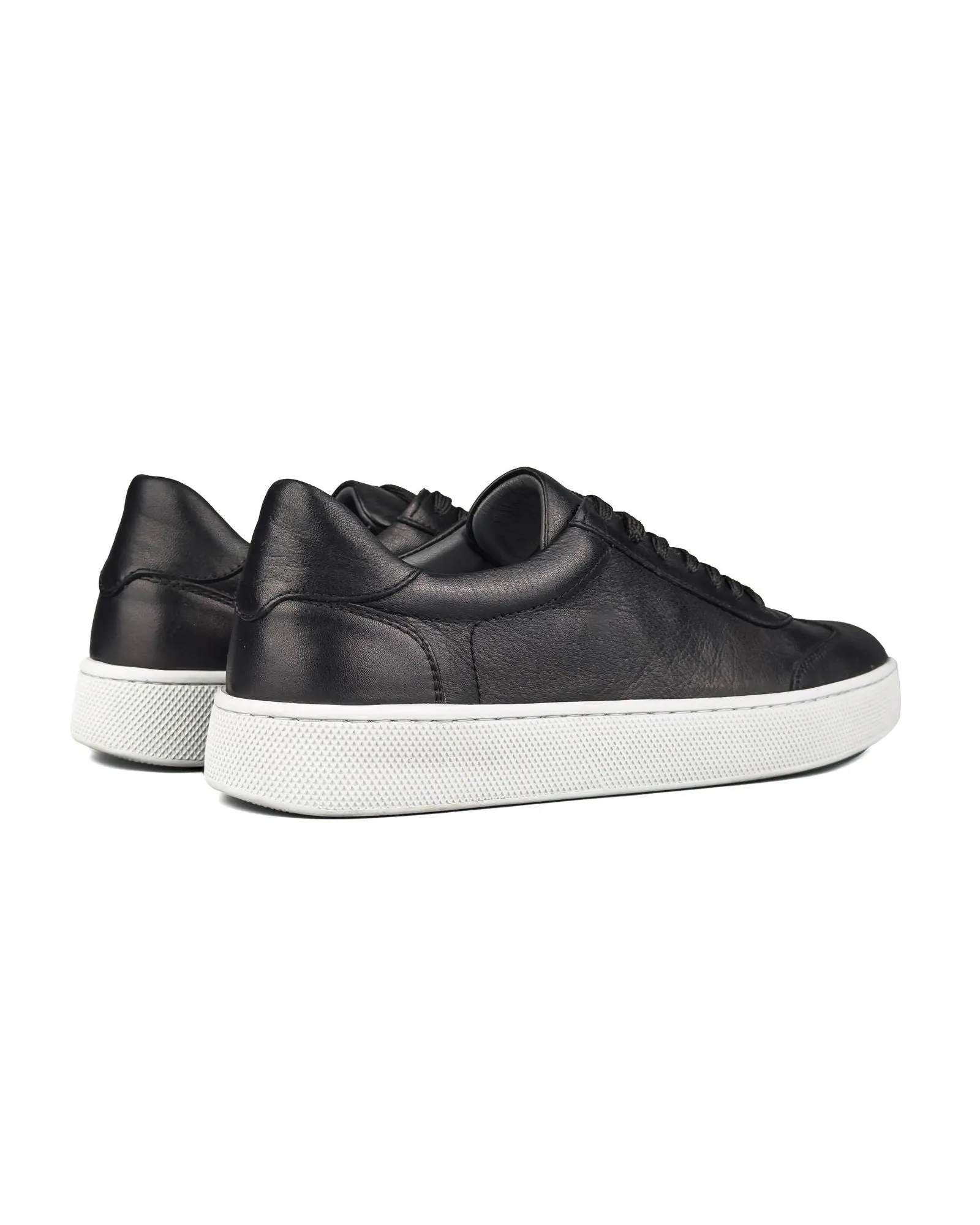 T-Benta Black Genuine Leather Men's Sport (Sneaker) Shoes