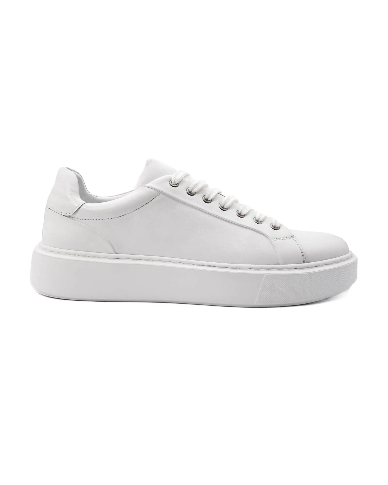 T-Breva White Genuine Leather Men's Sports (Sneaker) Shoes