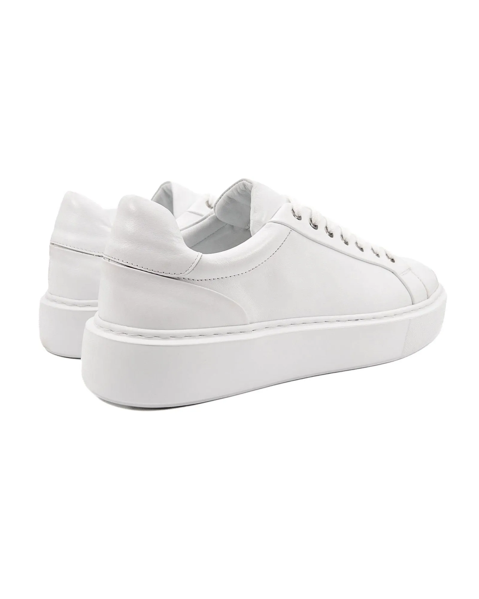 T-Breva White Genuine Leather Men's Sports (Sneaker) Shoes