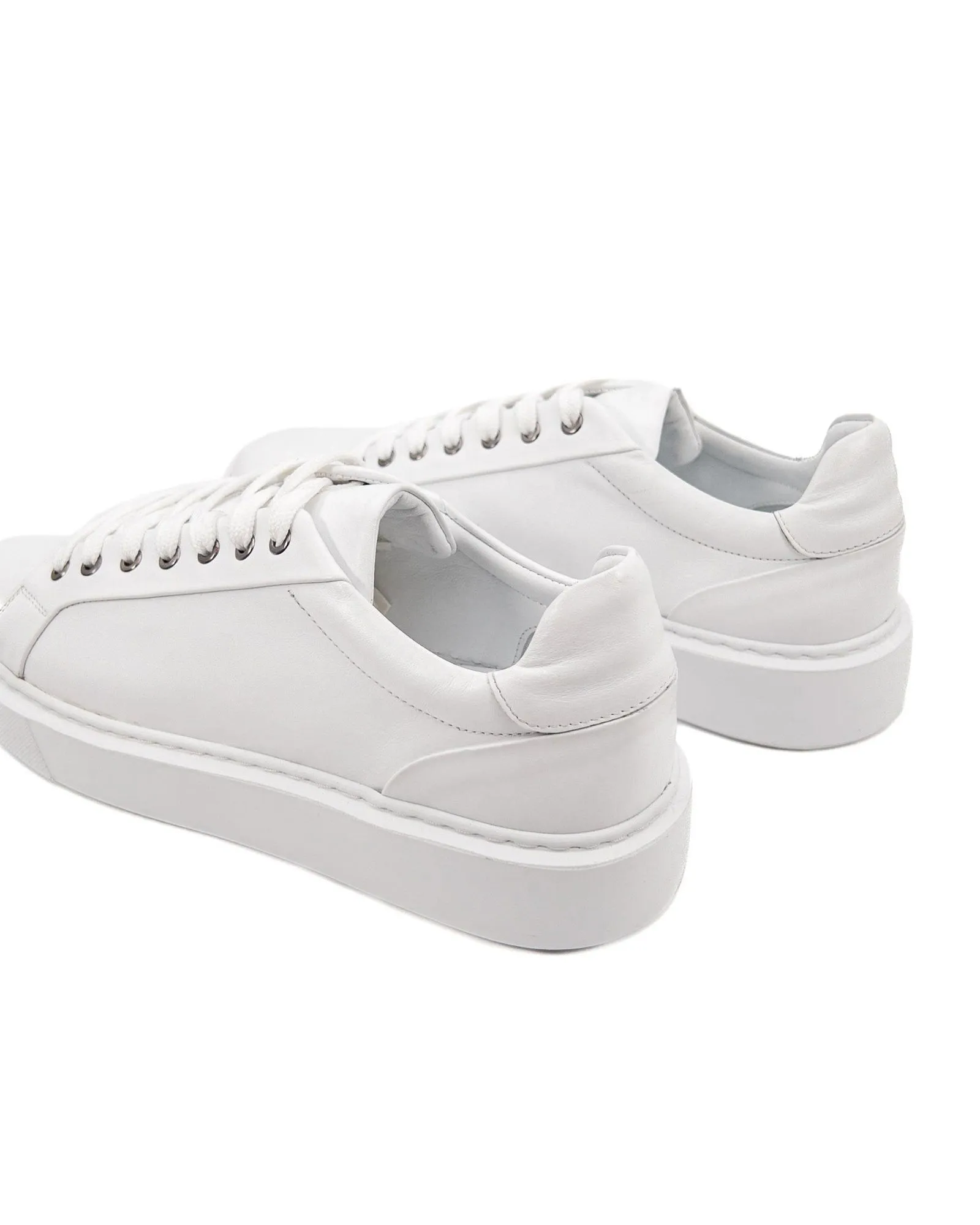 T-Breva White Genuine Leather Men's Sports (Sneaker) Shoes