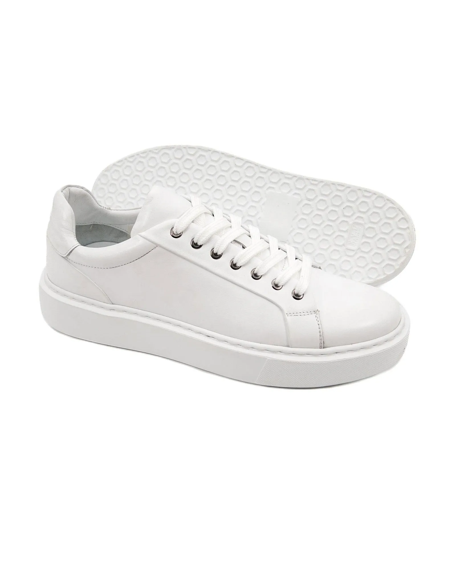 T-Breva White Genuine Leather Men's Sports (Sneaker) Shoes