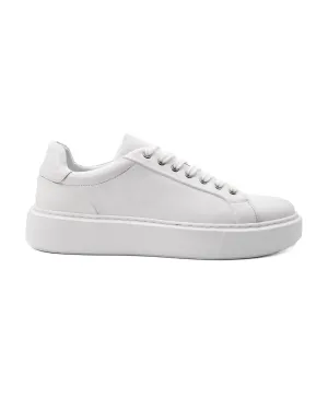 T-Breva White Genuine Leather Men's Sports (Sneaker) Shoes