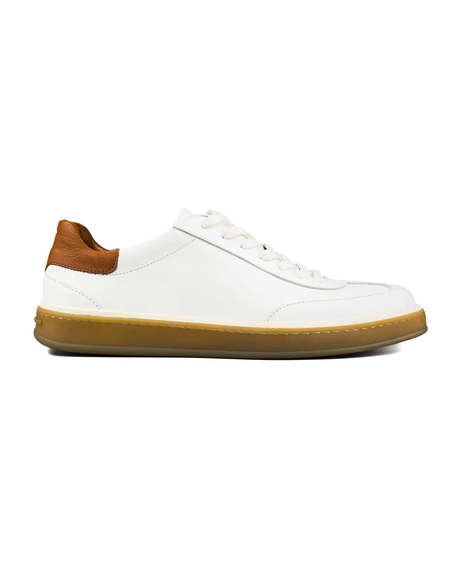 T-Niken White Genuine Leather Men's Sports (Sneaker) Shoes