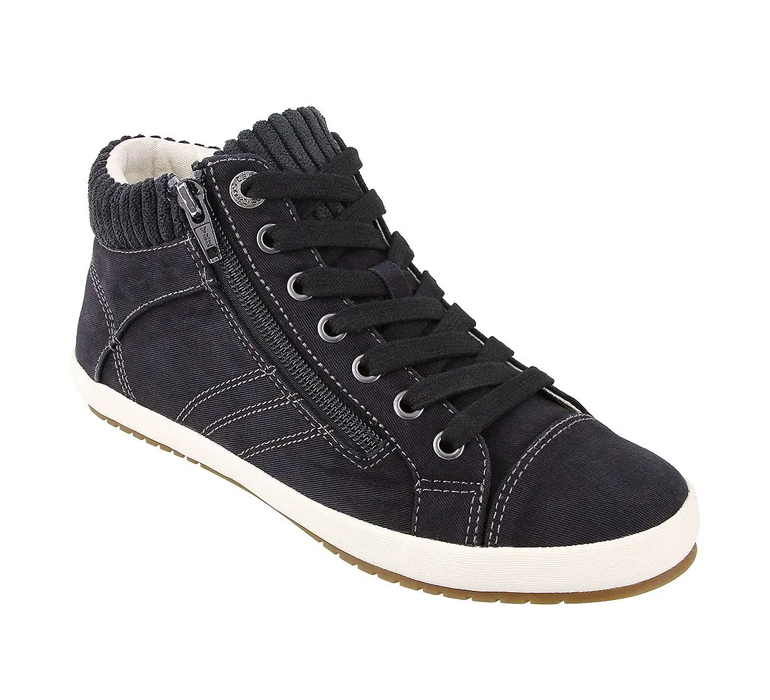 Taos Startup Sneaker Black Distressed Women's