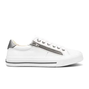 Taos Z Soul Sneaker (Women) - White/Pewter