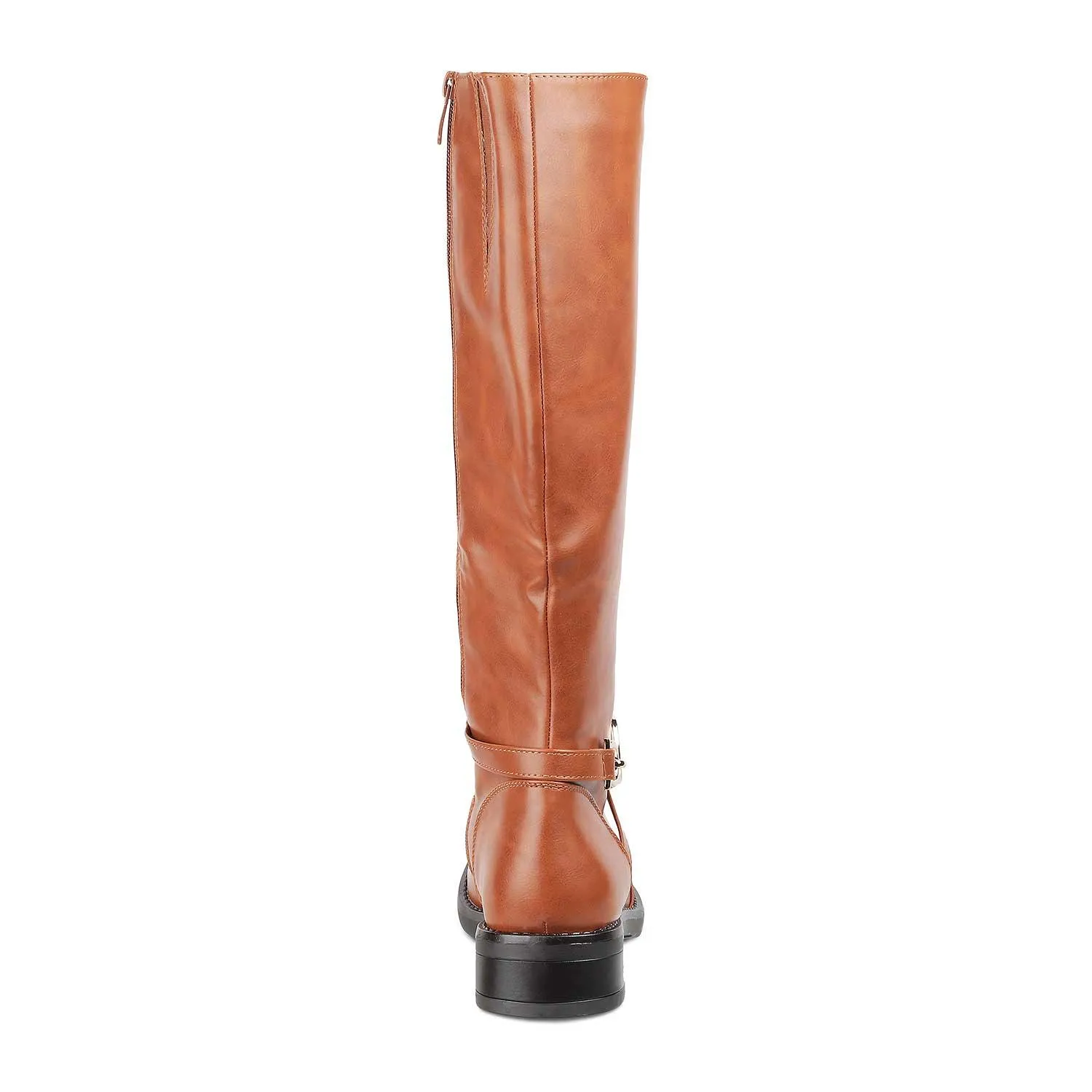 The Forsaa Tan Women's Knee-length Boots Tresmode