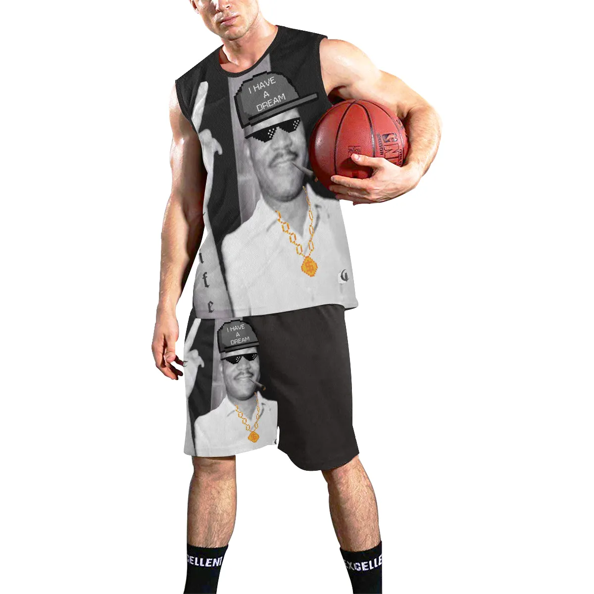 THUG LIFE MARTIN Basketball Uniform