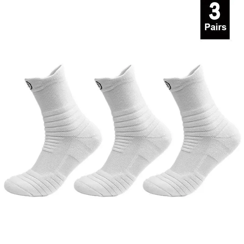 Ultimate Grip Athletic Cotton Socks for Soccer & Basketball: Stay Fresh & Stable