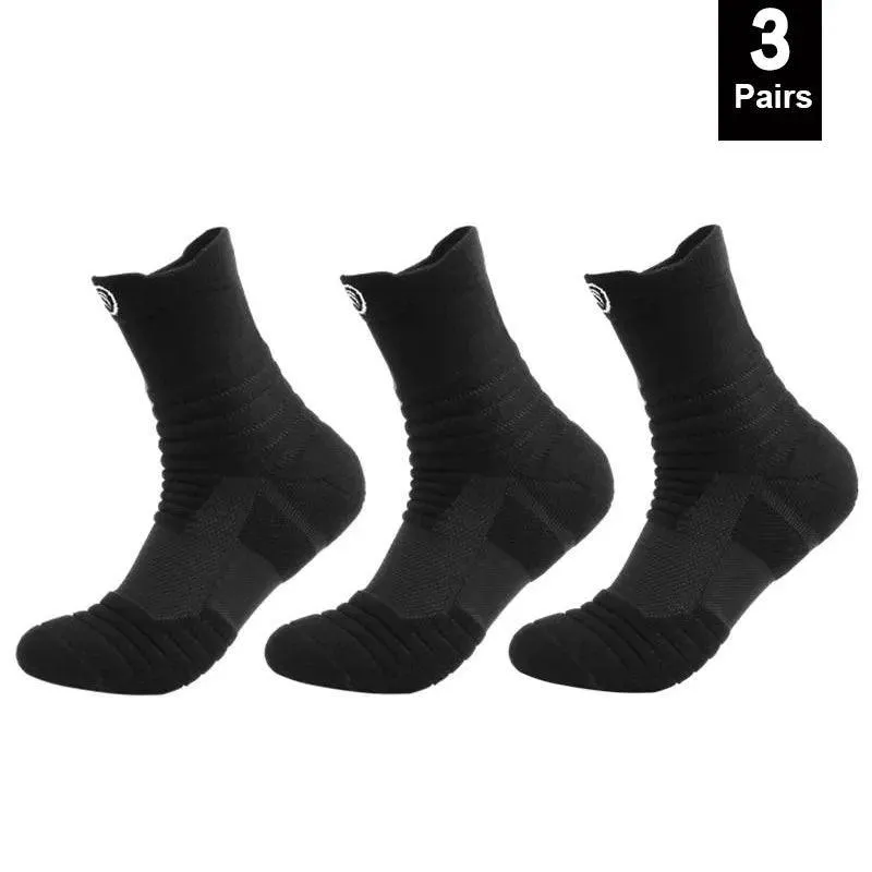 Ultimate Grip Athletic Cotton Socks for Soccer & Basketball: Stay Fresh & Stable