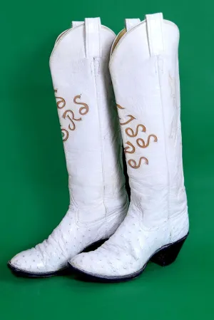 White Cowboy Boots