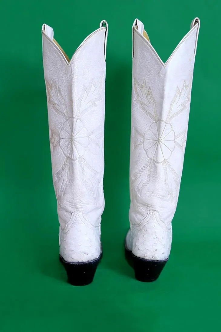 White Cowboy Boots