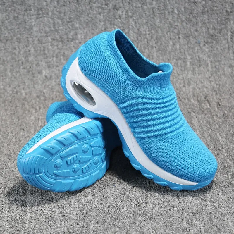 Women's fashion stylish breathable elastic leisure sneakers