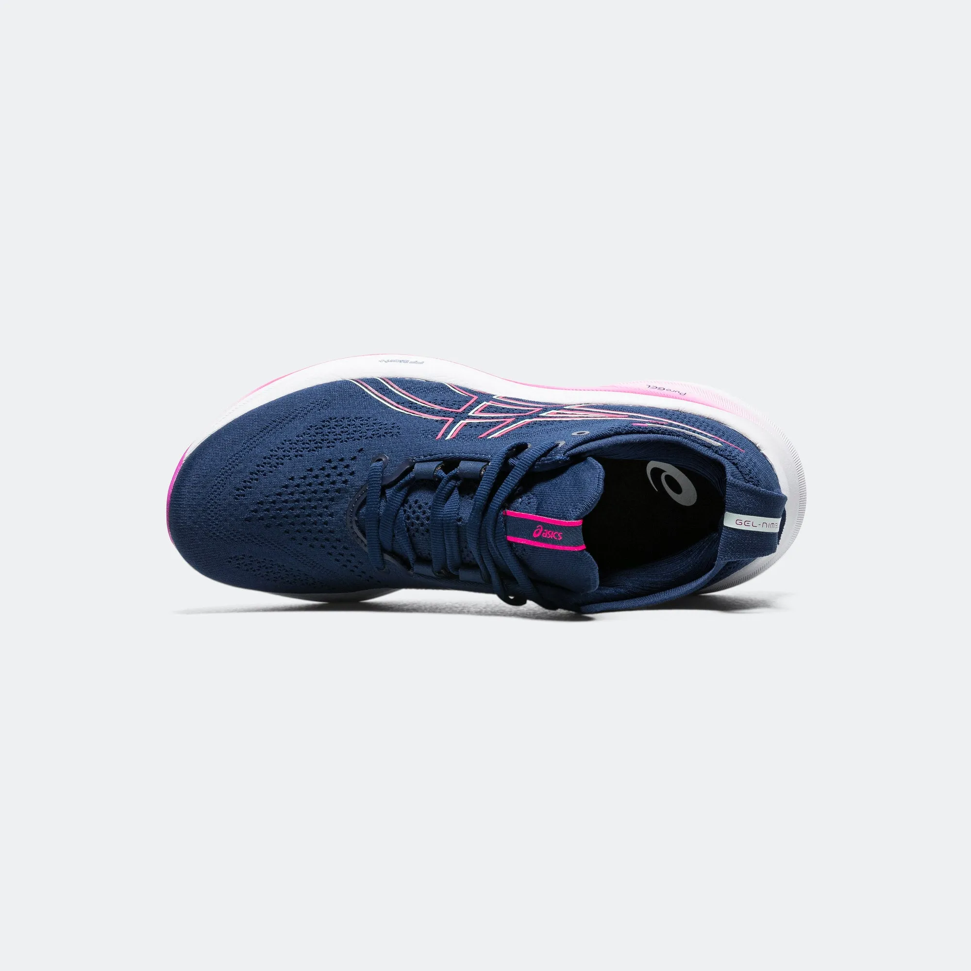 Womens GEL-Nimbus 26 - Blue Expanse/Bold Magenta