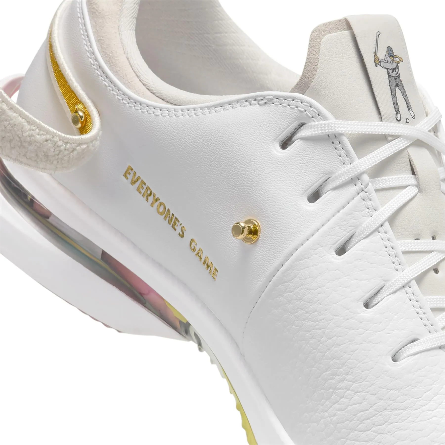 X Eastside Golf Air Zoom Victory Tour 3 NRG White/Metallic Gold - W24