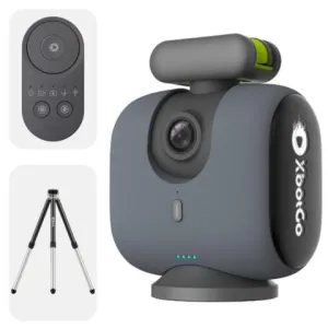 XbotGo Chameleon Sports Tracking AI Cameraman (Portable Bundle) Lava Graphite/ Pearl Grey / Lemon Green