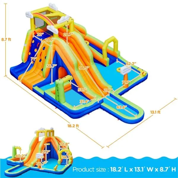 Yaheetech Inflatable Water Slide